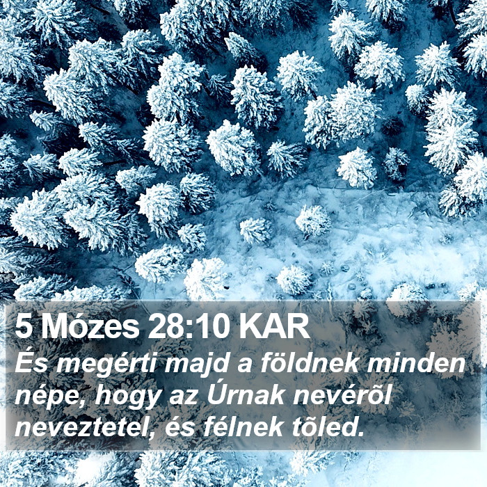 5 Mózes 28:10 KAR Bible Study