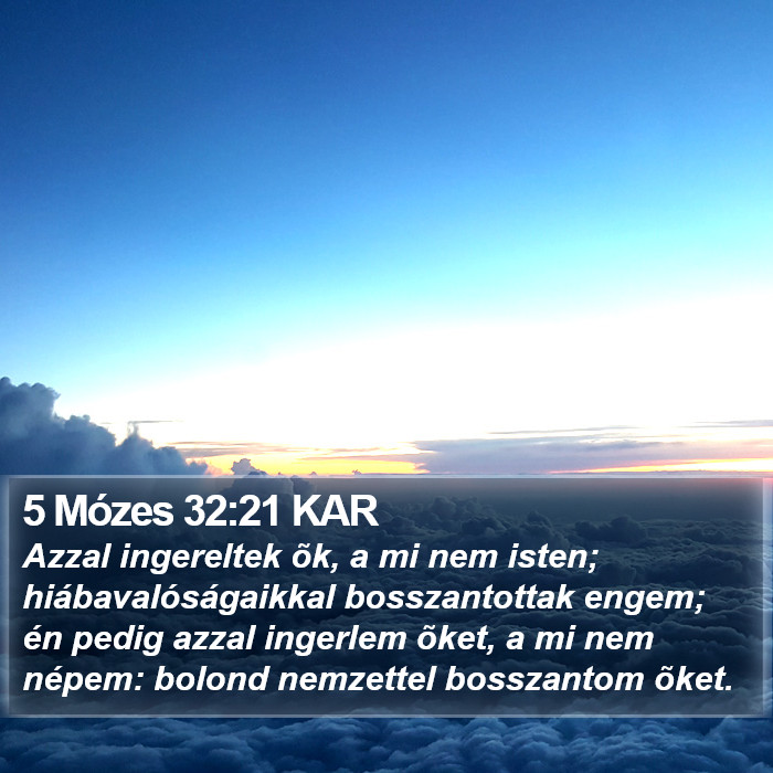 5 Mózes 32:21 KAR Bible Study