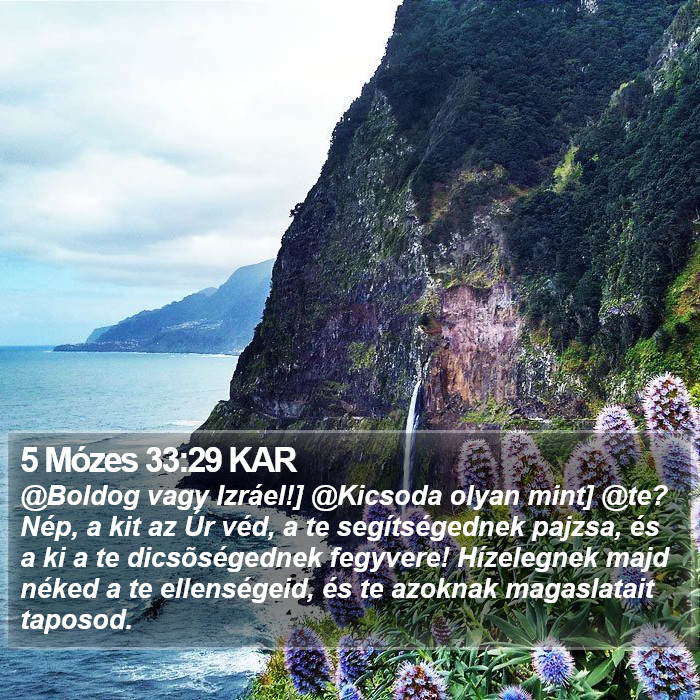 5 Mózes 33:29 KAR Bible Study