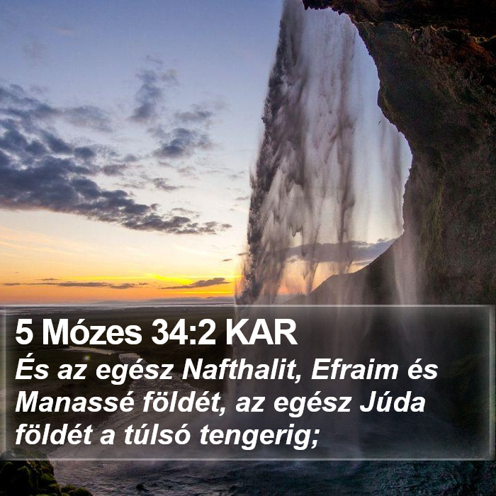 5 Mózes 34:2 KAR Bible Study