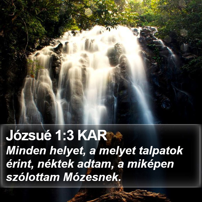 Józsué 1:3 KAR Bible Study