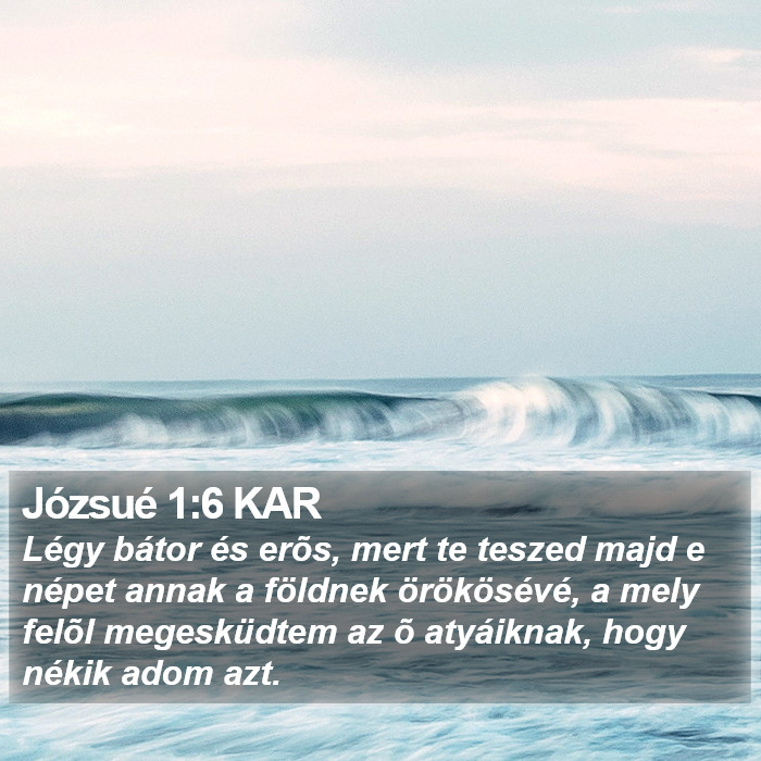 Józsué 1:6 KAR Bible Study