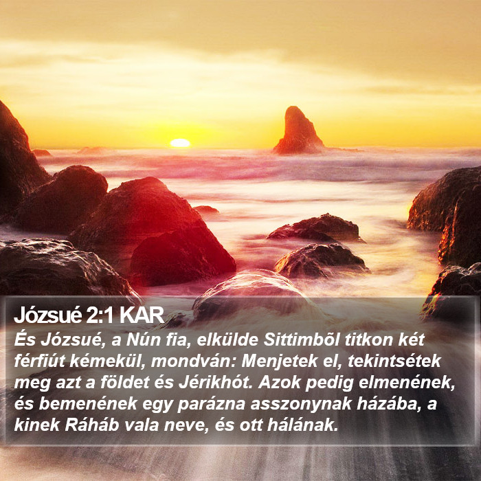 Józsué 2:1 KAR Bible Study