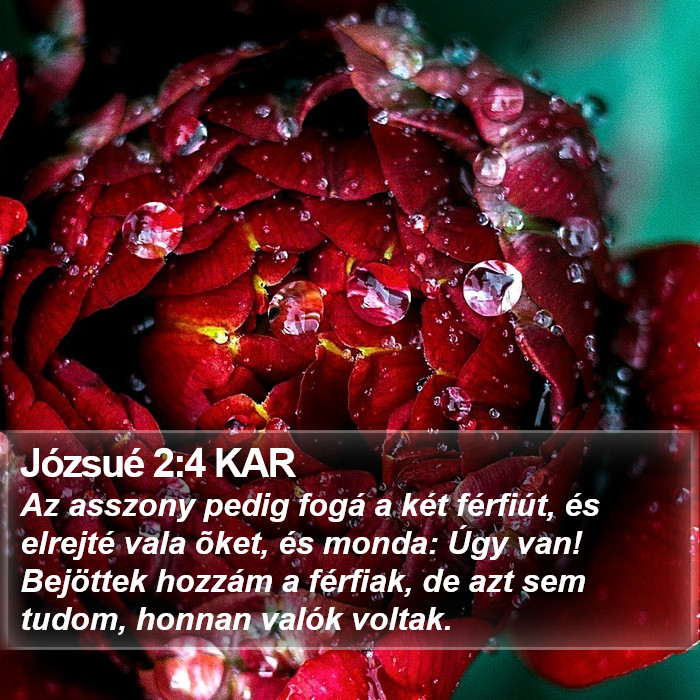 Józsué 2:4 KAR Bible Study