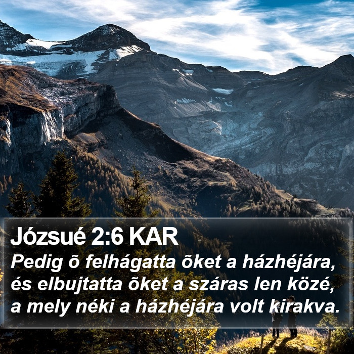 Józsué 2:6 KAR Bible Study