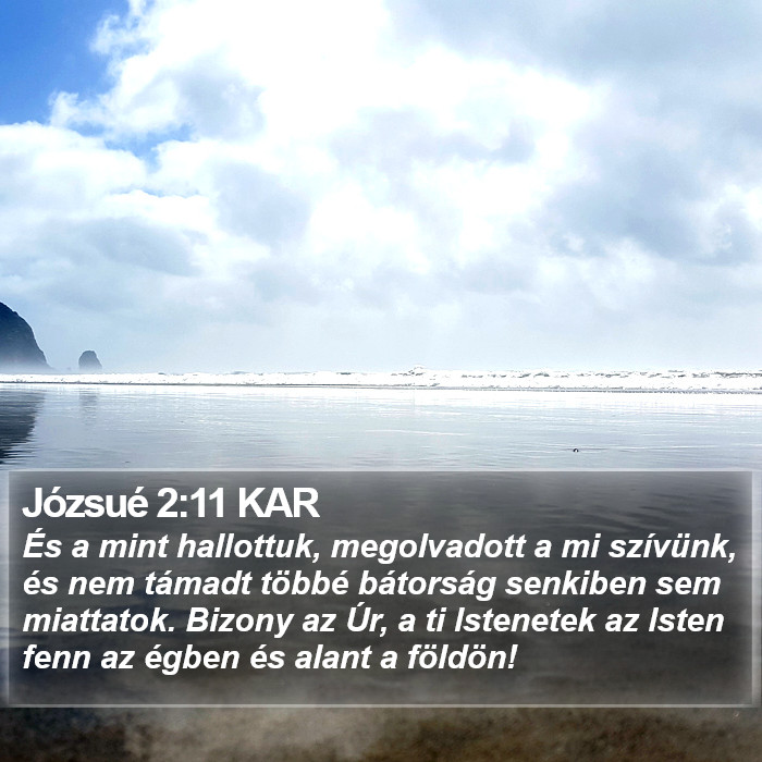 Józsué 2:11 KAR Bible Study