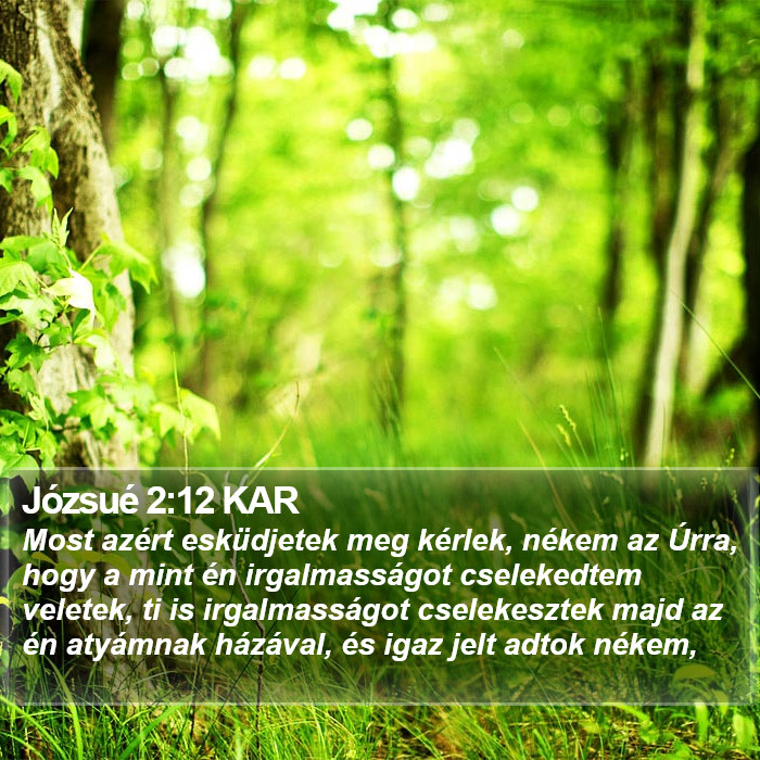 Józsué 2:12 KAR Bible Study