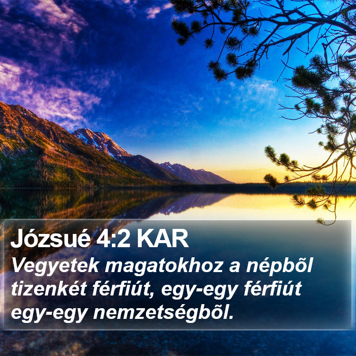 Józsué 4:2 KAR Bible Study