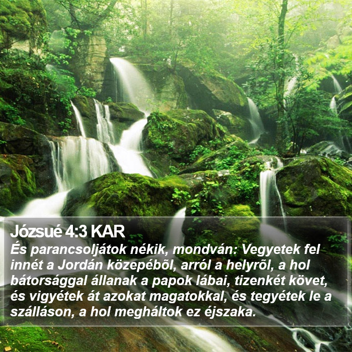 Józsué 4:3 KAR Bible Study