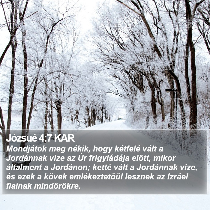 Józsué 4:7 KAR Bible Study