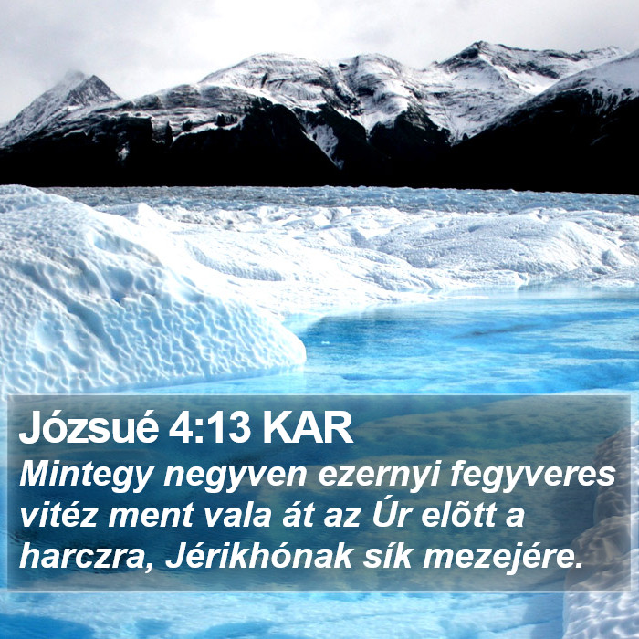 Józsué 4:13 KAR Bible Study