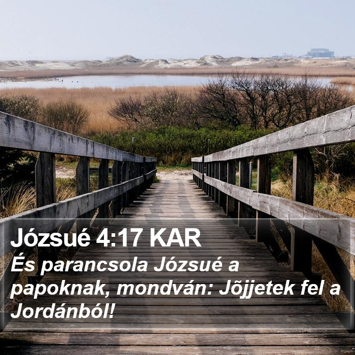 Józsué 4:17 KAR Bible Study