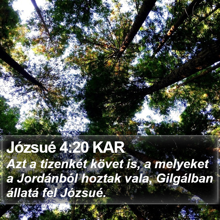 Józsué 4:20 KAR Bible Study