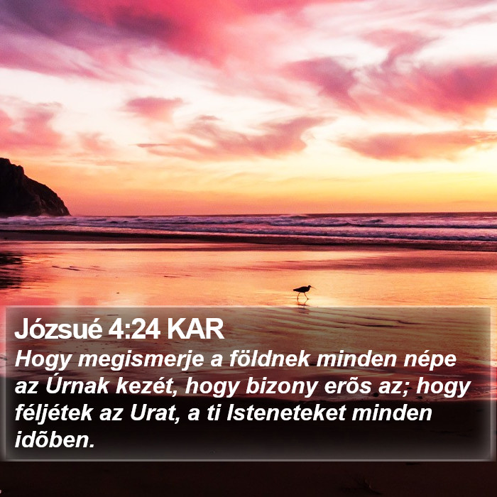 Józsué 4:24 KAR Bible Study