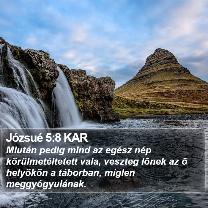 Józsué 5:8 KAR Bible Study