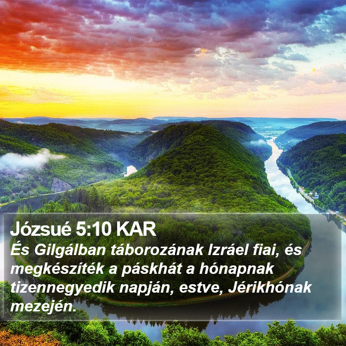 Józsué 5:10 KAR Bible Study