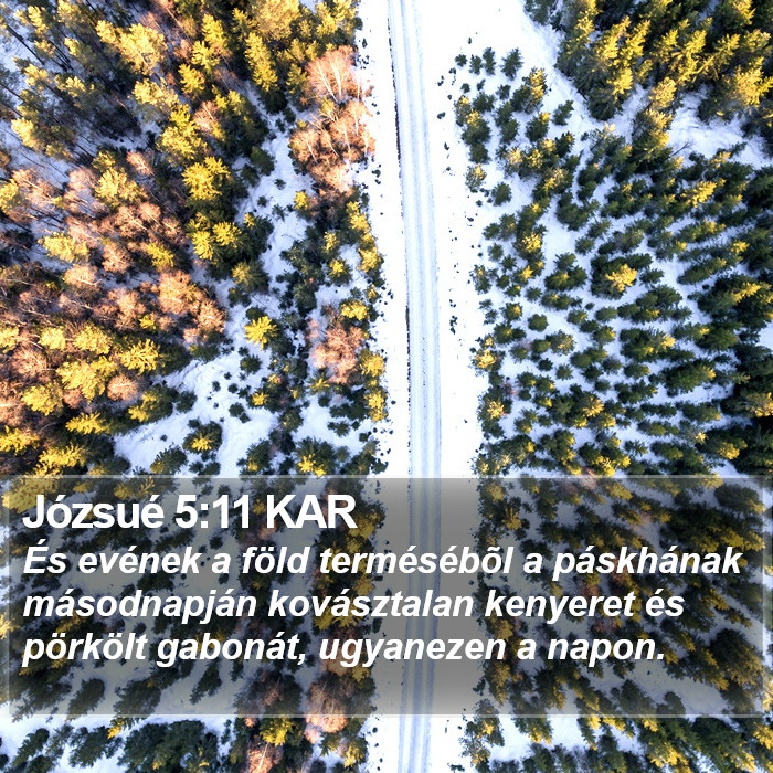 Józsué 5:11 KAR Bible Study