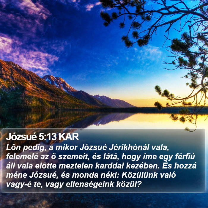 Józsué 5:13 KAR Bible Study