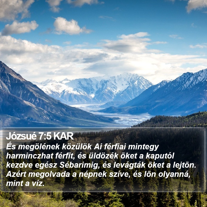 Józsué 7:5 KAR Bible Study