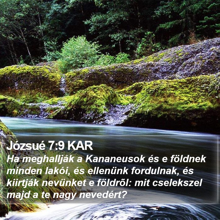 Józsué 7:9 KAR Bible Study