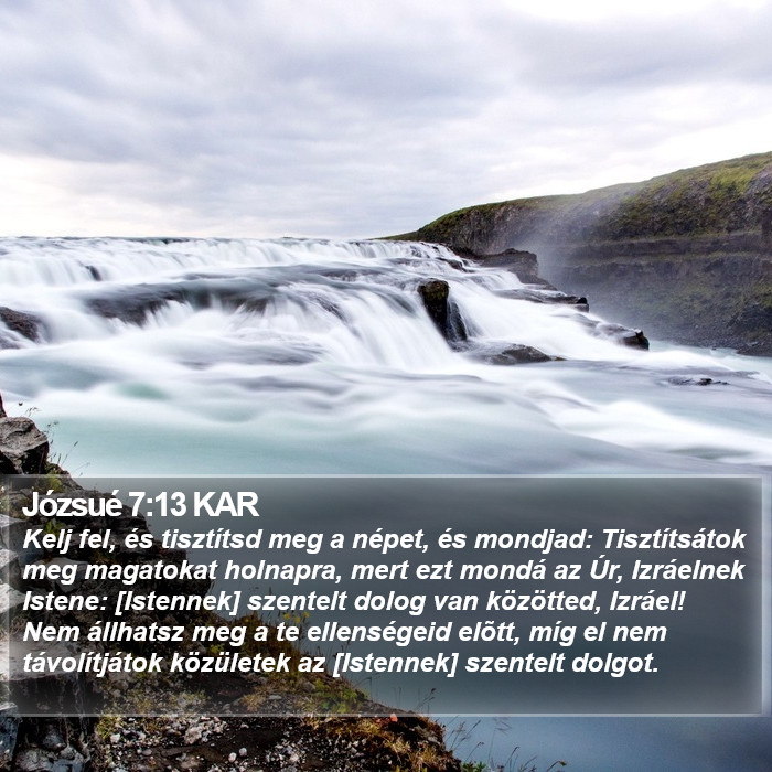 Józsué 7:13 KAR Bible Study