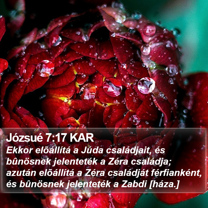 Józsué 7:17 KAR Bible Study