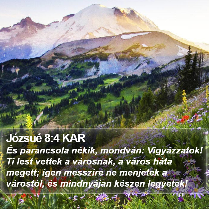 Józsué 8:4 KAR Bible Study