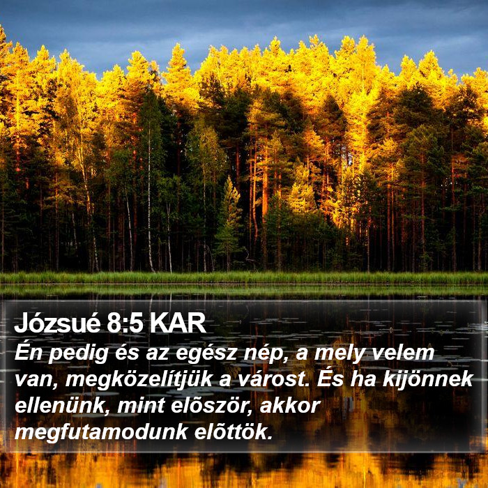 Józsué 8:5 KAR Bible Study