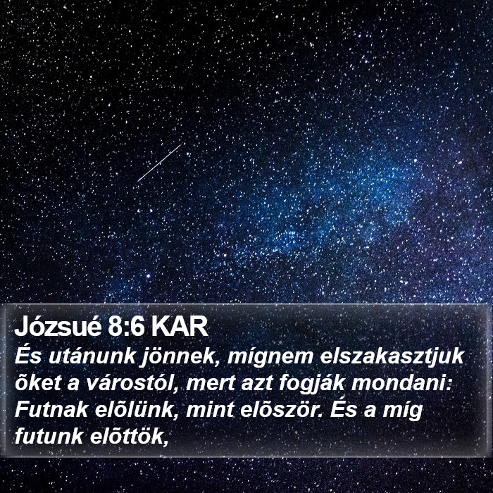 Józsué 8:6 KAR Bible Study