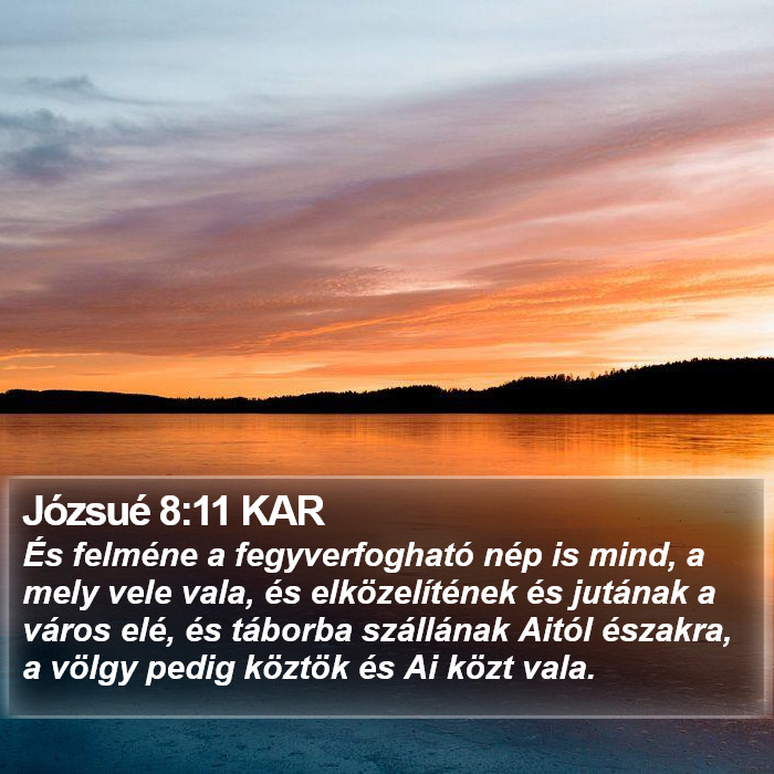 Józsué 8:11 KAR Bible Study