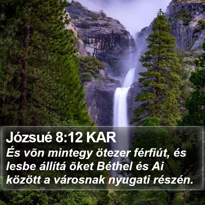 Józsué 8:12 KAR Bible Study