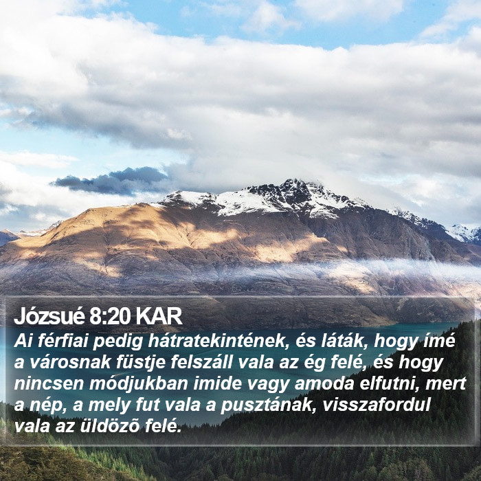 Józsué 8:20 KAR Bible Study