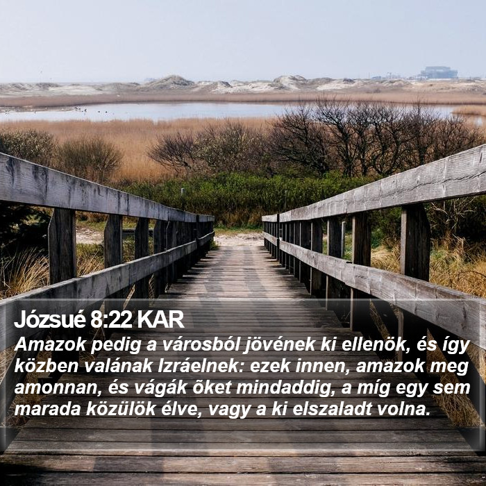 Józsué 8:22 KAR Bible Study