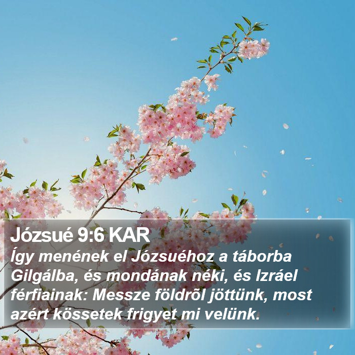 Józsué 9:6 KAR Bible Study