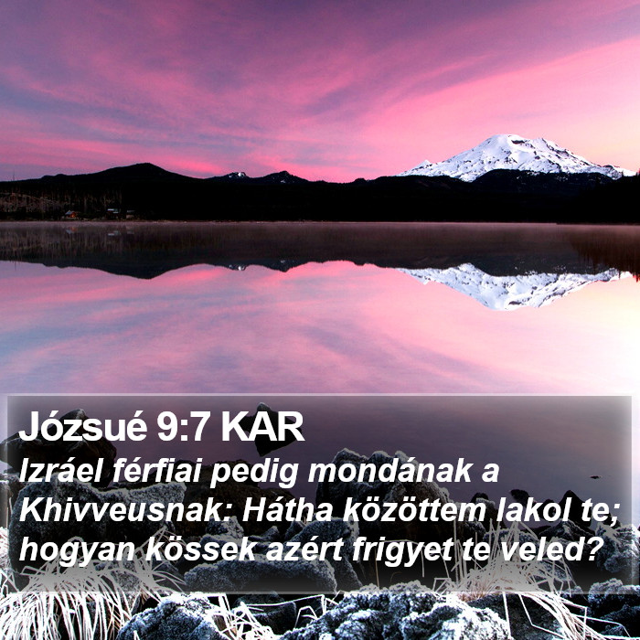 Józsué 9:7 KAR Bible Study