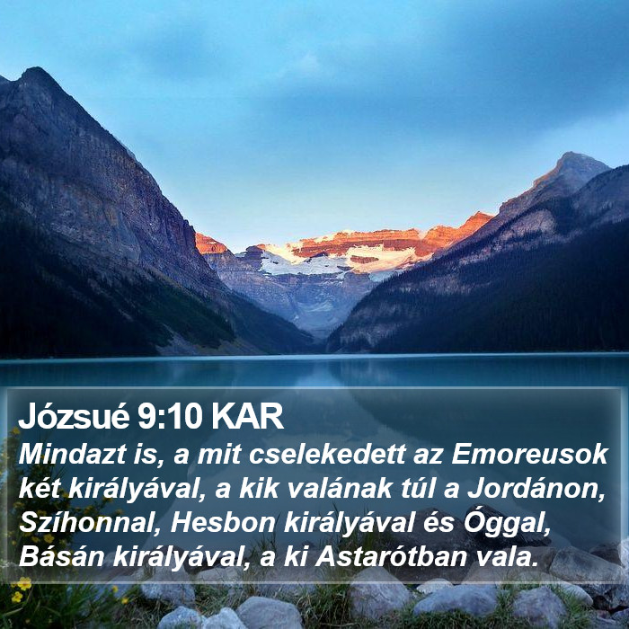 Józsué 9:10 KAR Bible Study