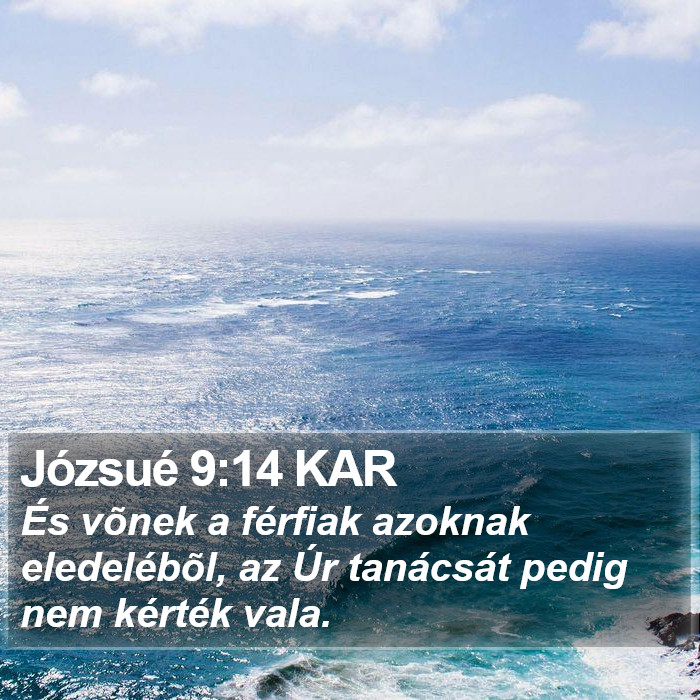 Józsué 9:14 KAR Bible Study