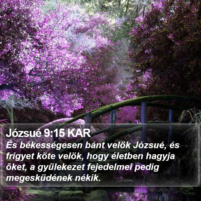 Józsué 9:15 KAR Bible Study