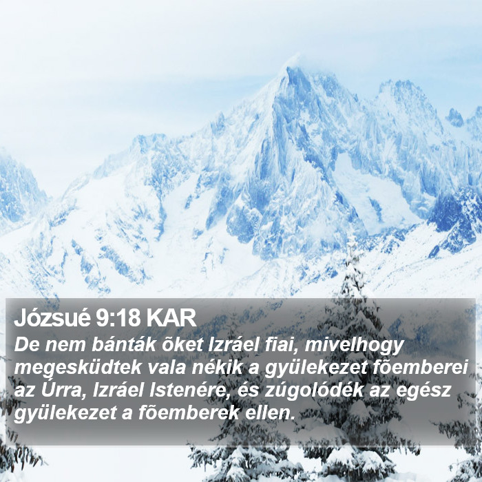 Józsué 9:18 KAR Bible Study