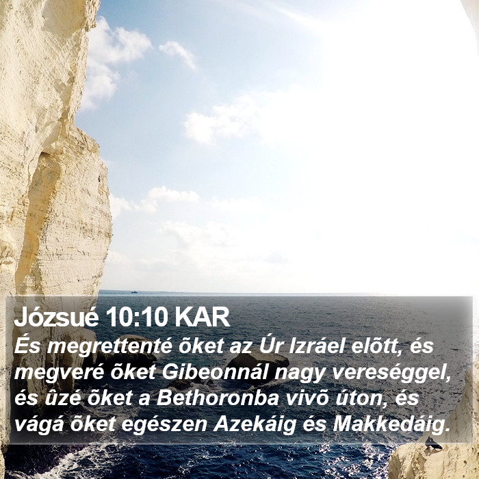 Józsué 10:10 KAR Bible Study