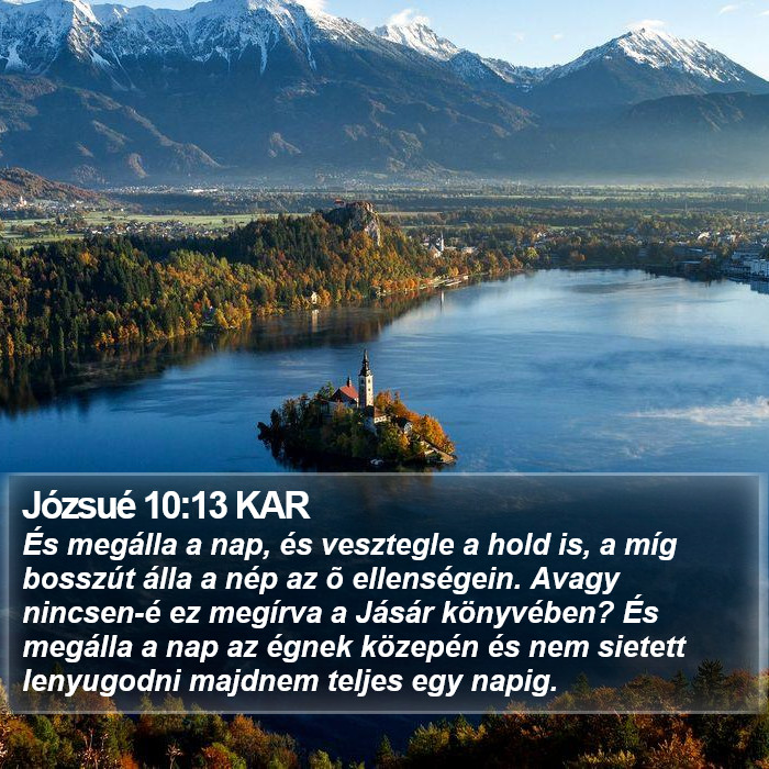 Józsué 10:13 KAR Bible Study