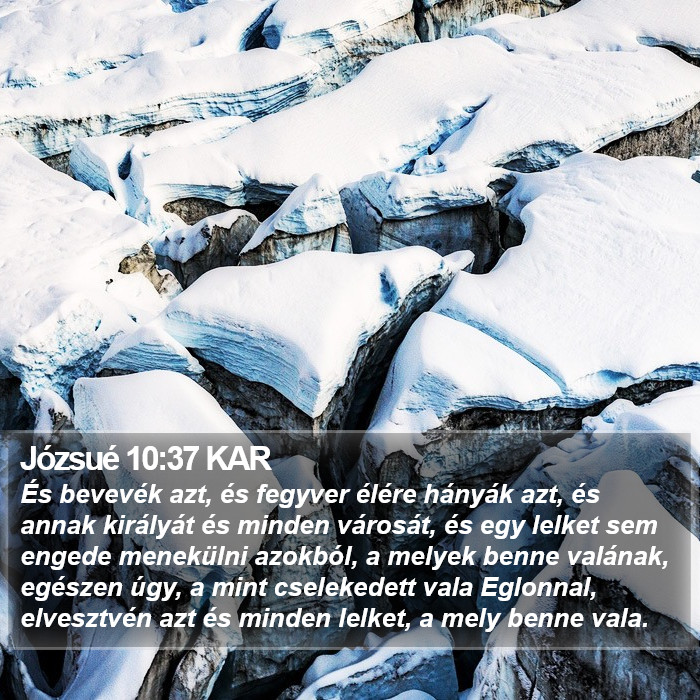 Józsué 10:37 KAR Bible Study