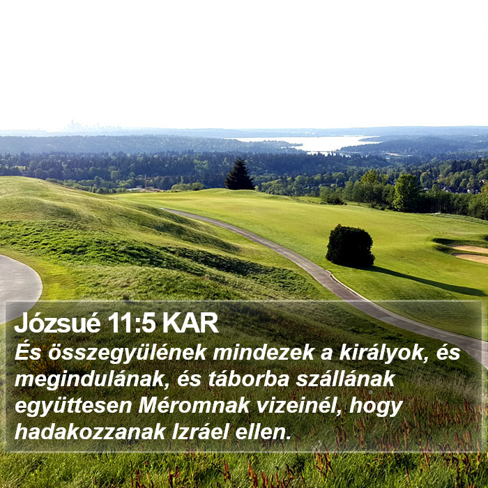 Józsué 11:5 KAR Bible Study