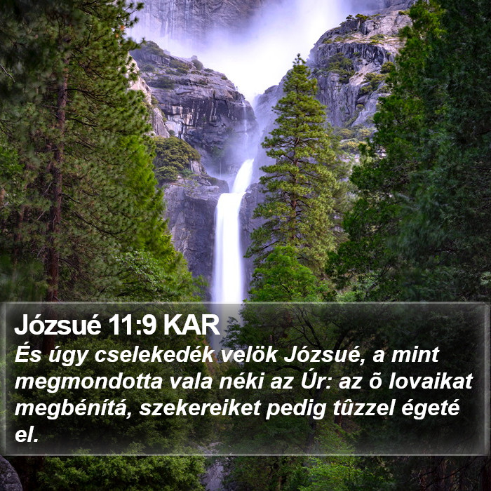 Józsué 11:9 KAR Bible Study