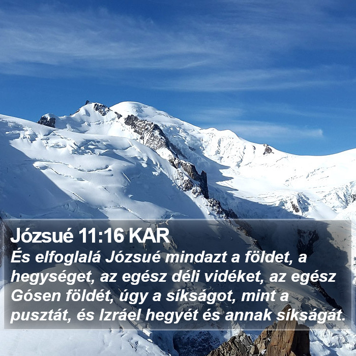 Józsué 11:16 KAR Bible Study