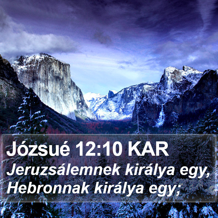 Józsué 12:10 KAR Bible Study