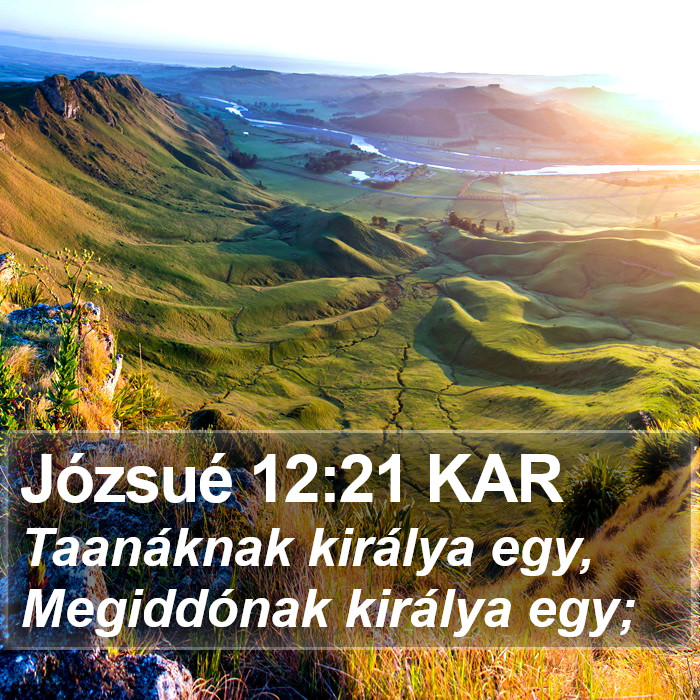 Józsué 12:21 KAR Bible Study