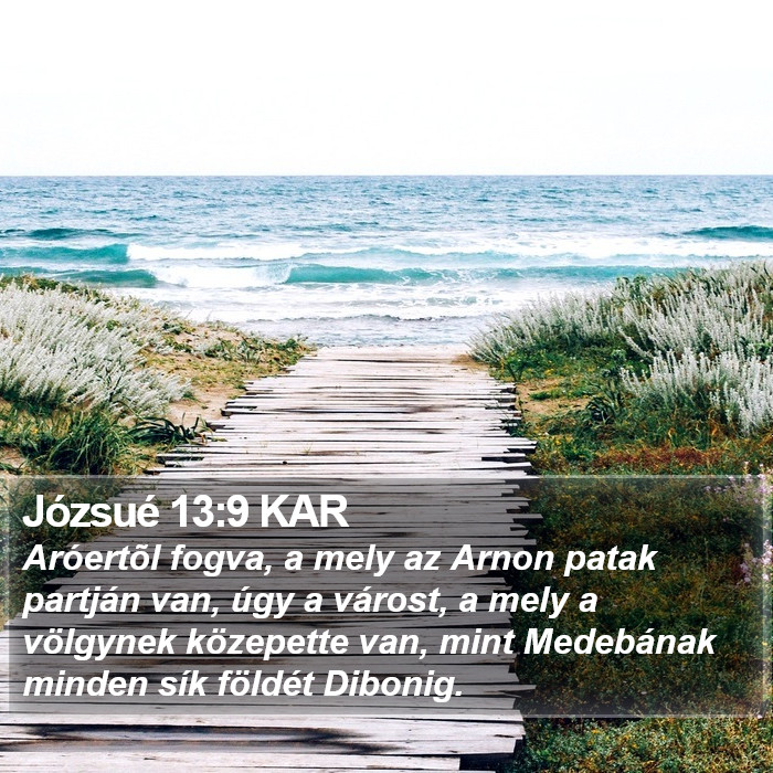 Józsué 13:9 KAR Bible Study