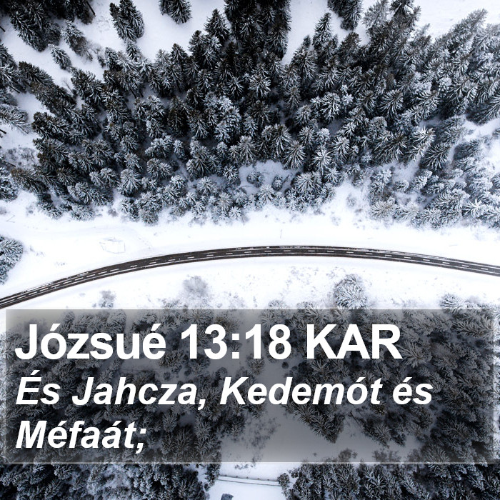 Józsué 13:18 KAR Bible Study