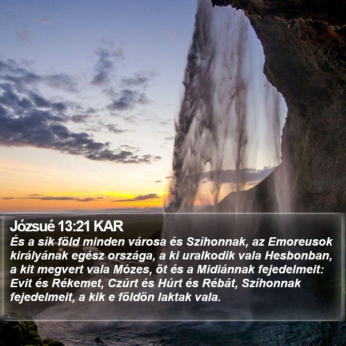 Józsué 13:21 KAR Bible Study